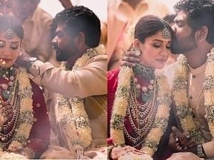 Details of Vignesh Shivan's sparkling cream outfit and Nayanthara's ravishing red saree - READ NOW!