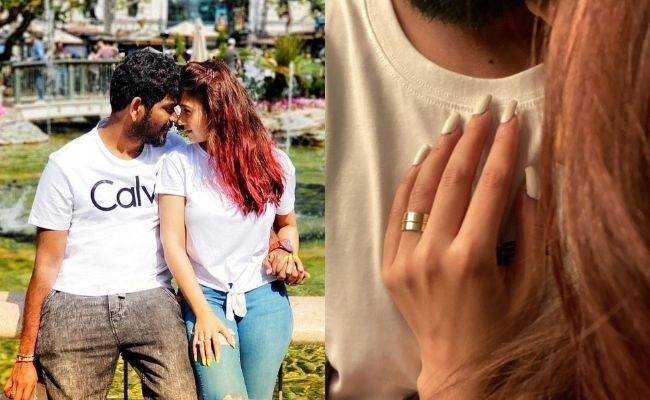 Vignesh Shivan romantic pic with Nayanthara says love is in the air