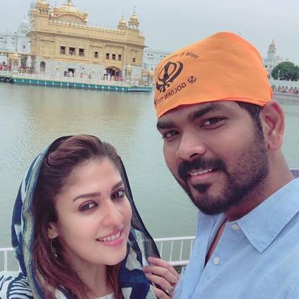 Vignesh ShivN and Nayanthara visit Golden Temple