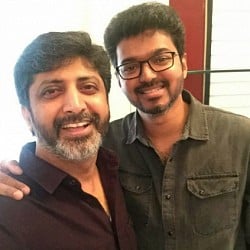 Vijay and Mohan Raja meet for a discussion