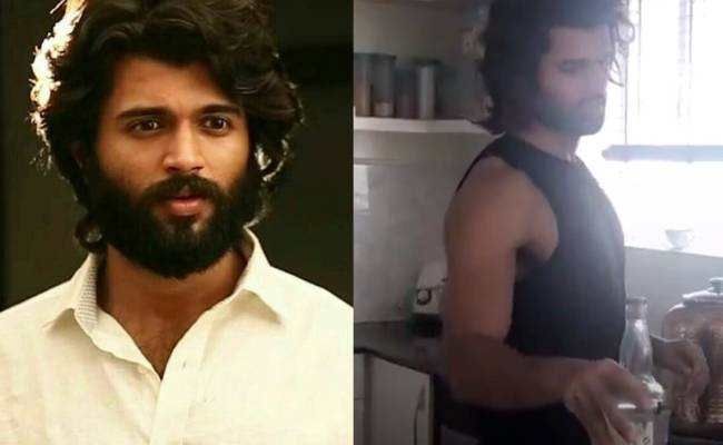 Vijay Deverakonda posts #Betherealman challenge video