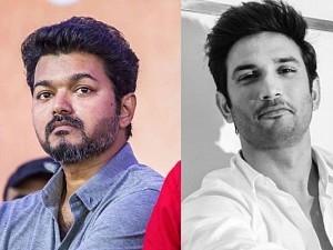 Vijay fans show respect to Sushant Singh Rajput through this touching gesture!