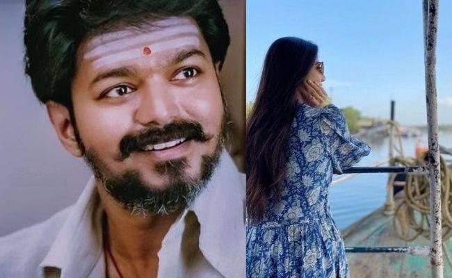 Vijay movie actress proves she is an expression queen - Watch this viral video