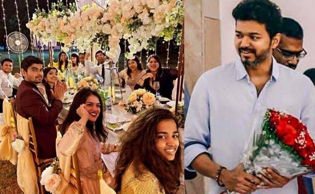 Vijay niece Sneha Britto, Akash Murali marriage pic goes viral