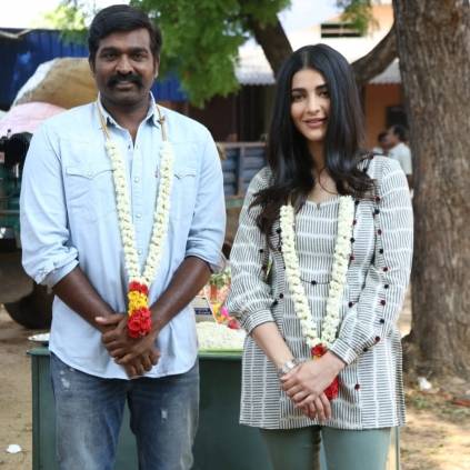 Vijay Sethupathi Shruti Hassan starrer Laabam has begun shooting ft S.P Jananathan