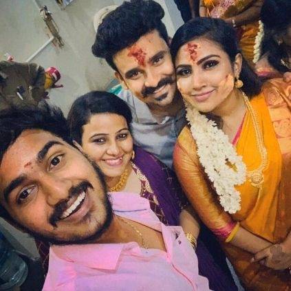 Vijay TV actress Myna Nandhini posts reception video with an emotional note