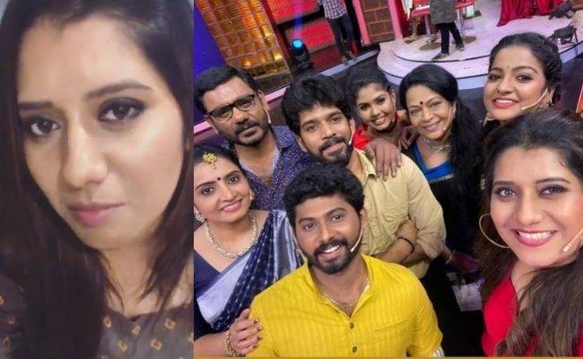 Vijay TV Anchor Priyanka emotional over this ft Chithu last TV Show