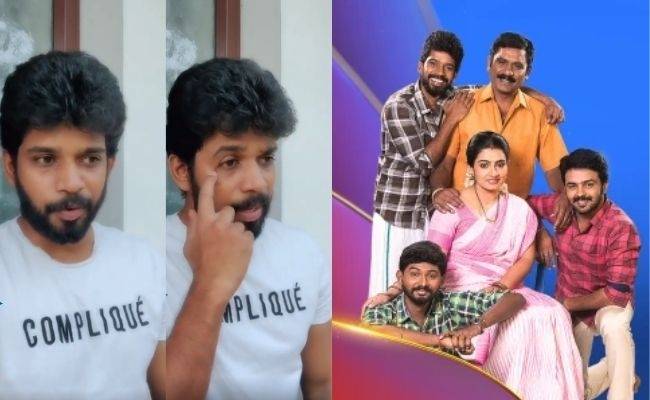 Vijay TV Pandian Stores Kathir fame Kumaran about news of dropping out of serial