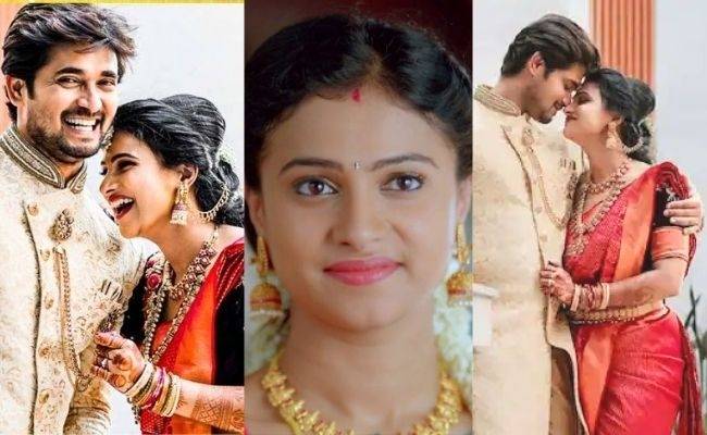 Vijay TV Pandian Stores serial actress engagement video ft Kavitha Gowda engagement video