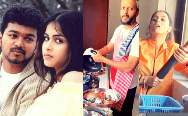 Vijay's heroine does a hilarious spoof video with husband on Instagram