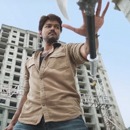 Vijay's intro scene in Bairavaa revealed Vijay's intro scene in Bairavaa revealed