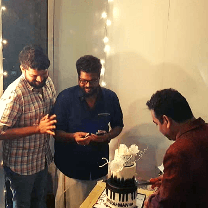Vikram's Cobra team celebrate the birthday of AR Rahman - Video here