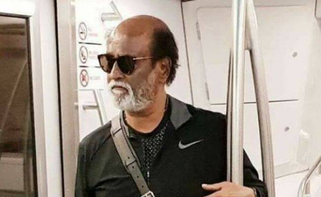 VIRAL Pic of the day - Rajinikanth caught live from US - Reason of his visit