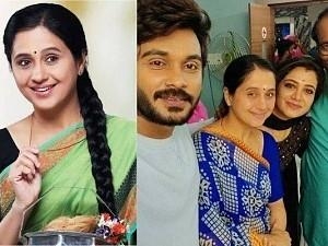 Pic Talk: Devayani's Birthday celebrations at the sets of Pudhu Pudhu Arthangal!