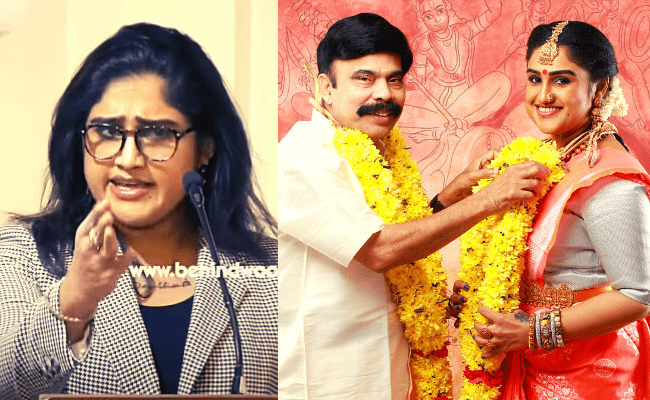 Viral Star Vanitha Vijaykumar’s new viral speech during Pickup Drop poster launch ft Powerstar Srinivasan