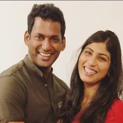 Vishal posted a photo with anisha and wishes to her Happy Valentines day