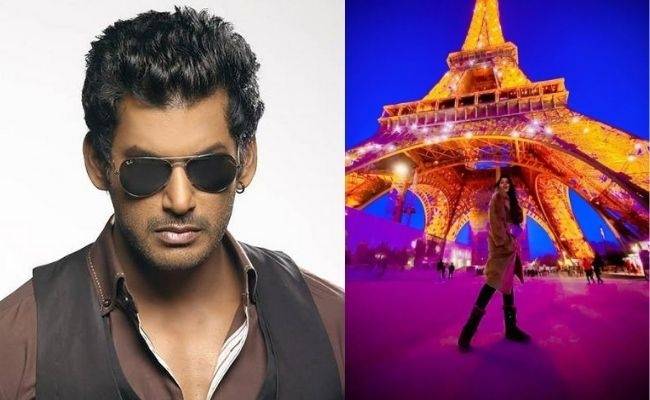Vishal to act with this young heroine for the first time - viral shoot pooja pics