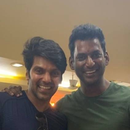 Vishal's happy response to Arya - Sayyesha's wedding invite