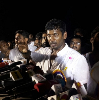 Vishal's speech after winning the Producers Council Election