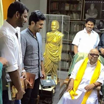 Vishal's statement on Kalaignar Karunanidhi's demise