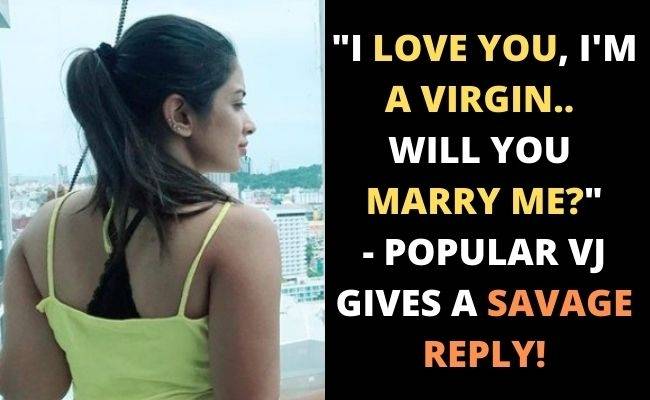 VJ Diya gives a savage reply to user who proposed over Instagram