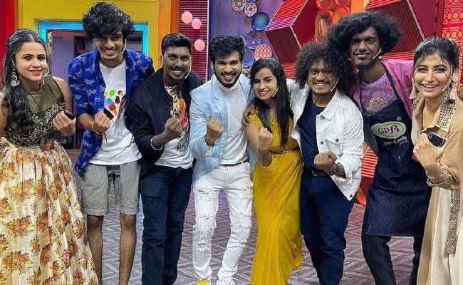 VJ Rakshan celebrates birthday Cook with Comali contestants