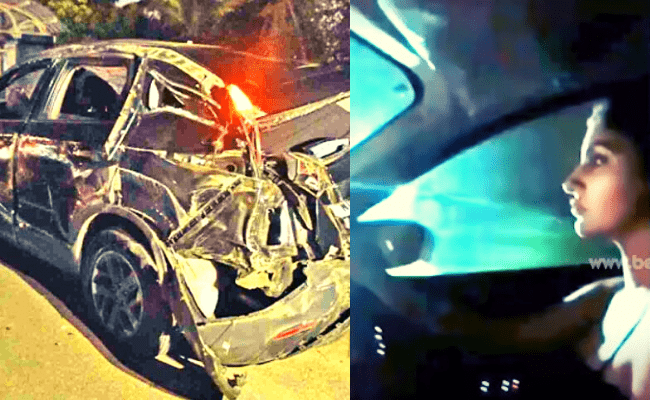 Was this the last video just before Yashika Aannand's car accident?