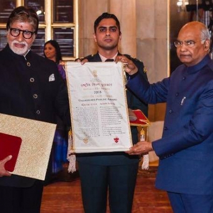 Watch how Amitabh Bachchan reacted on receiving Dadasaheb Phalke Award