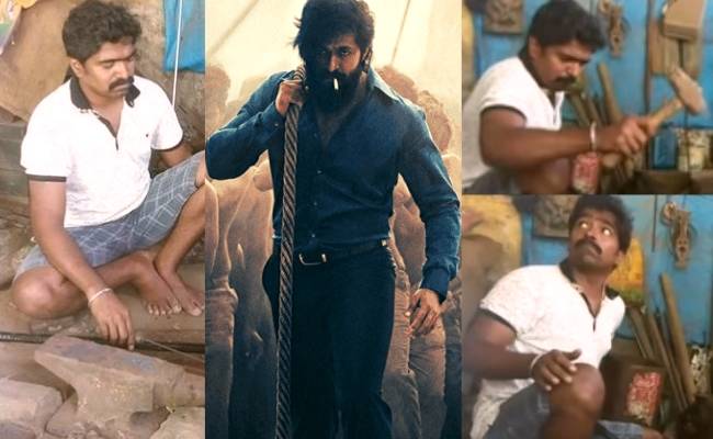 Watch yash's KGF music director turns blacksmith to help his father earn Rs 35 amidst Coronavirus Lockdown