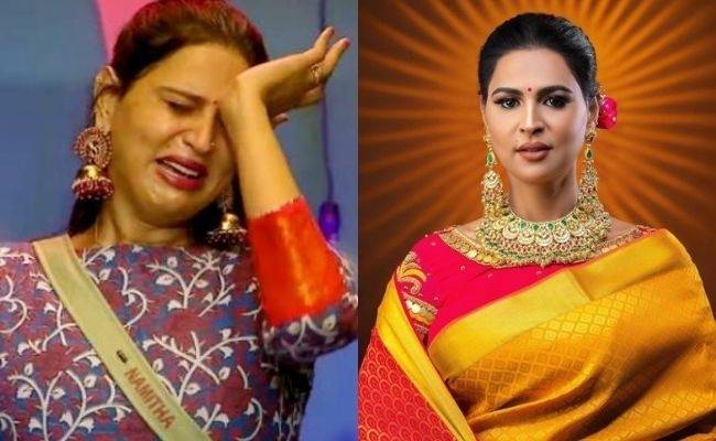 What? Namitha Marimuthu is out from Bigg Boss Tamil 5 house?? - What is the reason? Detailed report here