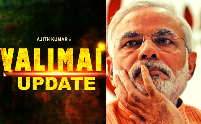 When Thala Ajith fans could not stop from asking Valimai update to PM Narendra Modi; viral video