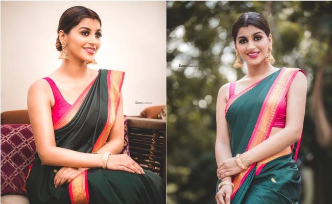 Yashika Aannand saree clad pics are a welcome departure