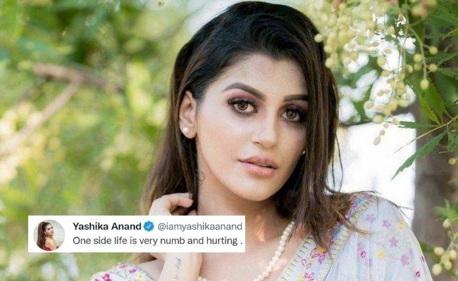 Yashika's emotional message while announcing an update on her film with popular actor makes fans teary-eyed