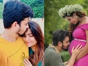 "Baby Coming soon" - Star couple Myna Nandini and Yogeswaran share special pics!