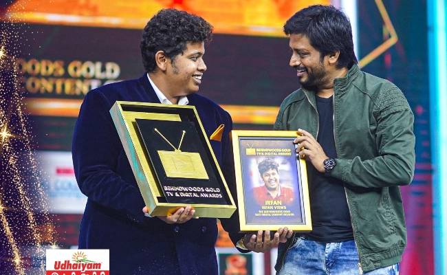 Your favourite Irfan scores big at the Behindwoods Gold Icons
