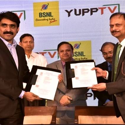 YuppTV join forces with BSNL for partnership