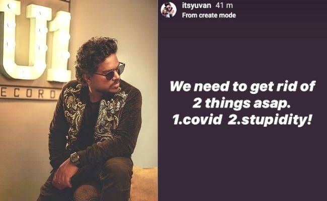 Yuvan Shankar Raja latest viral statement about coronavirus during 9 PM 9 minute