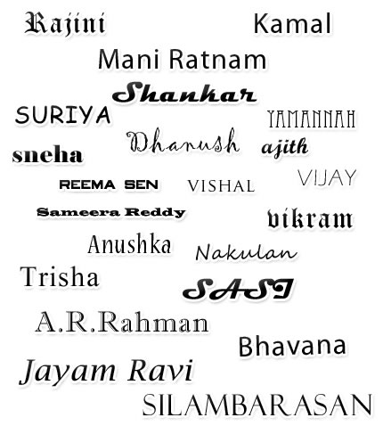 TOP 10 KOLLYWOOD PERSONALITIES OF 2009