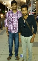 Behinwoods visitor Sri Nivas shares his picture with Suriya
