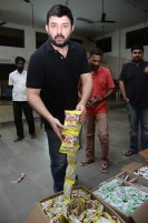 Actor Arvindswami Disturbuting One Lakh Medical Kit 