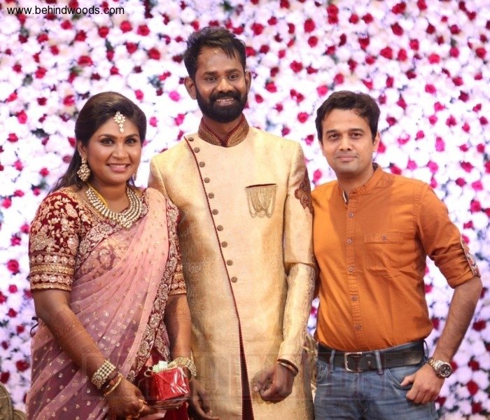 Actor Ramesh Thilak And Navalakshmi Reception