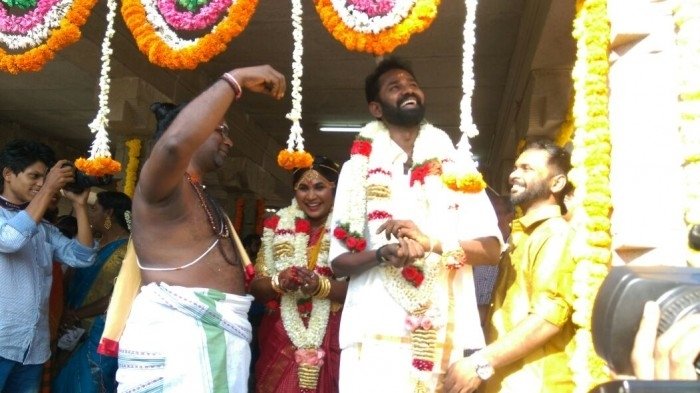 Actor Ramesh Thilak and Navalakshmi Wedding