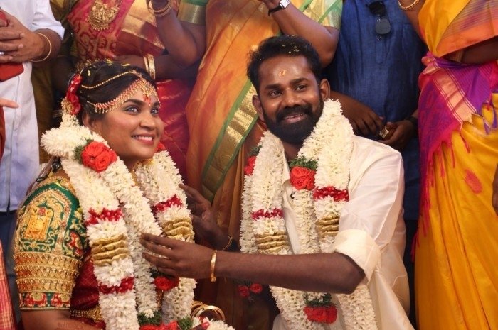 Actor Ramesh Thilak and Navalakshmi Wedding