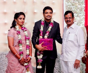 Actor Sathish - Sindhu Wedding Reception