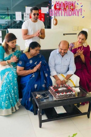 Actor Vijayakumar Birthday Celebration Photos