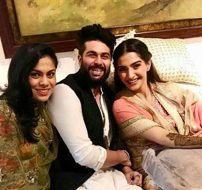 Actress Sonam Kapoor Mehendi Ceremony