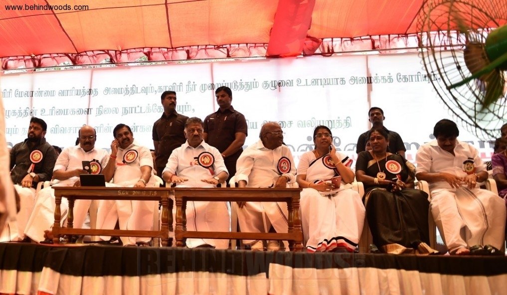 AIADMK’s day-long fast on the Cauvery issue