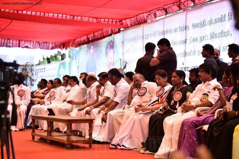 AIADMK’s day-long fast on the Cauvery issue