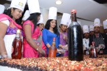 Aishwarya Menon and Radhika Ganesan @ Hotel Ambika's cake mixing festival