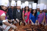 Aishwarya Menon and Radhika Ganesan @ Hotel Ambika's cake mixing festival